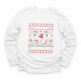 Ho Ho Homerun Baseball Ugly Christmas Sweater Party Hitter Youth Long Sleeve Tee
