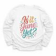 Is It June Yet Back To School Student Groovy Kids Premium Tri-Blend Youth Long Sleeve Tee