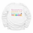 Level Complete Welcome Back To School First Day Boy And Girl Premium Tri-Blend Youth Long Sleeve Tee Level Complete Welcome Back To School First Day Boy And Girl Premium Tri-Blend Youth Long Sleeve Tee