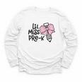 LiL Miss Pre-K Cute Back To School Pink Y2k Coquette Bow Youth Long Sleeve Tee LiL Miss Pre-K Cute Back To School Pink Y2k Coquette Bow Youth Long Sleeve Tee