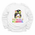 Little Miss Preschool Messy Bun Tie Dye Back To School Girls Youth Long Sleeve Tee Little Miss Preschool Messy Bun Tie Dye Back To School Girls Youth Long Sleeve Tee