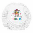 Miss Pre-K Pencils Crown Cute Back To School First Day Girls Youth Long Sleeve Tee Miss Pre-K Pencils Crown Cute Back To School First Day Girls Youth Long Sleeve Tee