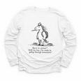 Naive Horse Doodle Back To School Gallop Homework Art Youth Long Sleeve Tee