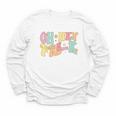 Oh Hey Pre-K Groovy Retro First Day Back To School Youth Long Sleeve Tee Oh Hey Pre-K Groovy Retro First Day Back To School Youth Long Sleeve Tee