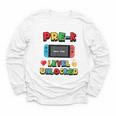 Pre-K Level Unlocked Back To School Video Game Youth Long Sleeve Tee Pre-K Level Unlocked Back To School Video Game Youth Long Sleeve Tee
