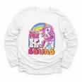 Pre-K Squad Flossing Unicorn Back To School Girls Premium Tri-Blend Youth Long Sleeve Tee