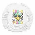 Pre-K Vibes Smile Face Back To School Pre-K Youth Long Sleeve Tee Pre-K Vibes Smile Face Back To School Pre-K Youth Long Sleeve Tee