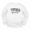 Retro Third Grade Old Camo Back To School Girl Boy 3rd Grade Youth Long Sleeve Tee