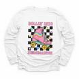 Rolling Into Kindergarten Roller Skating Girl Back To School Youth Long Sleeve Tee Rolling Into Kindergarten Roller Skating Girl Back To School Youth Long Sleeve Tee