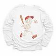 Skeleton Batting Baseball Halloween Boys Men Kids Youth Long Sleeve Tee Skeleton Batting Baseball Halloween Boys Men Kids Youth Long Sleeve Tee