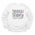 Teach Them To Be Kind Leopard Kindergarten Back To School Youth Long Sleeve Tee Teach Them To Be Kind Leopard Kindergarten Back To School Youth Long Sleeve Tee
