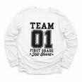 Team 1st Grade All-Stars Back To School Sports Jersey Youth Long Sleeve Tee