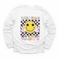 Third Grade Vibes Groovy Smile Face Back To School Girl Kid Youth Long Sleeve Tee Third Grade Vibes Groovy Smile Face Back To School Girl Kid Youth Long Sleeve Tee