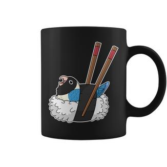 寿司ロール オウム I Kawaii Food I Blue-Masked Lovebird 長袖tシャツ コーヒーマグ - Kawaiitshirt