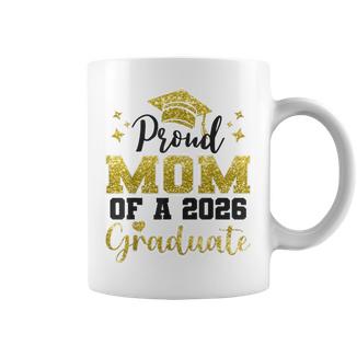 Super Proud Mom Of 2026 Graduate Senior Graduation Family Coffee Mug - Monsterry