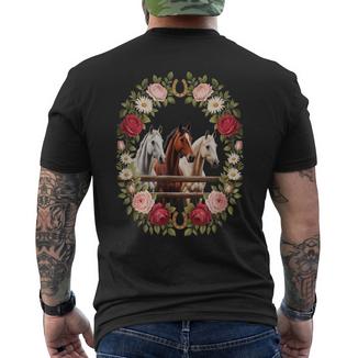 Belle Image Équestre Avec Des Chevaux T-shirt imprimé au dos - Cadeauxyz
