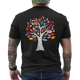 Drapeau Asiatique Avec Motif Carte De L'asie Avecietnam T-shirt imprimé au dos - Cadeauxyz