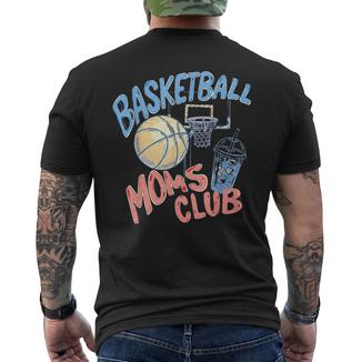 Basketball Moms Club Men's T-shirt Back Print - Thegiftio