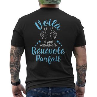 Homme Fête Bénévoles Cadeau Bénévole Parfait Aide Entre Bénévoles T-shirt imprimé au dos - Cadeauxyz