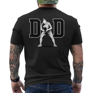 Hommes Dad Tennis De Table Papa Ping Pong Raquette Père T-shirt imprimé au dos - Cadeauxyz