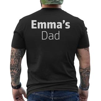 Il Papà Di Emma T-shirt da uomo con stampa posteriore - Novitaregali