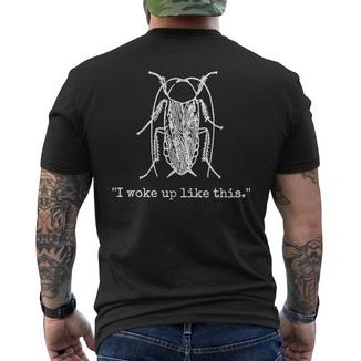Je Meuis Réveillé Comme Ça Kafka T-shirt imprimé au dos - Cadeauxyz