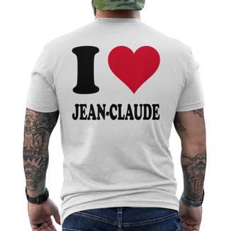 J'aime Jean-Claude T-shirt imprimé au dos - Cadeauxyz