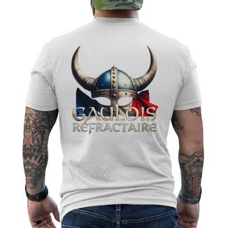 Patriotique Gaulois Réfractaire Patriotique Patriotique Patriotique Haut De Gamme T-shirt imprimé au dos - Cadeauxyz