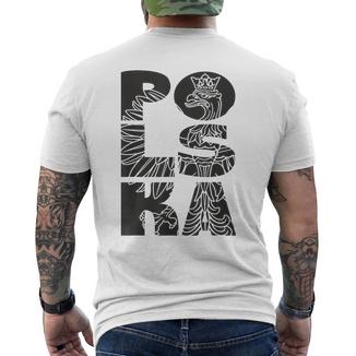 Polska Flag Eagle Polski Pride Polish Heritage T-shirt imprimé au dos - Cadeauxyz