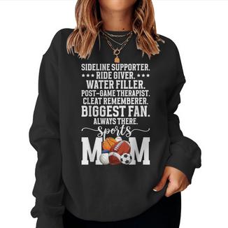Sports Mom Definition Sport Mom Sports Mama Sports Mother Women Sweatshirt - Monsterry CA