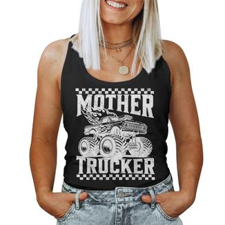 Mother Trucker Monster Truck Mama Mommy Mother's Day Mom Women Tank Top - Monsterry CA