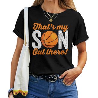 Giocatore Di Basket Mamma Amante Basket Papà Basket Figlio Maglietta da donna - Novitaregali