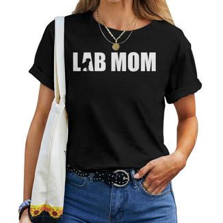 Lab Mom Dog Lover Labrador Retriever Mother's Day Women T-shirt | Mazezy