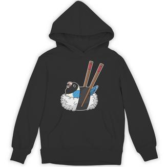 寿司ロール オウム I Kawaii Food I Blue-Masked Lovebird 長袖tシャツ パーカー - Kawaiitshirt