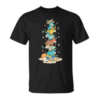 Âne Drôleacances D'été Famille Plage Enfants S Hommes T-Shirt - Cadeauxyz