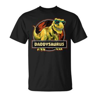 Daddysaurus Con Dinosauro Per Compleanno Festa Del Papà T Rex Maglietta - Novitaregali