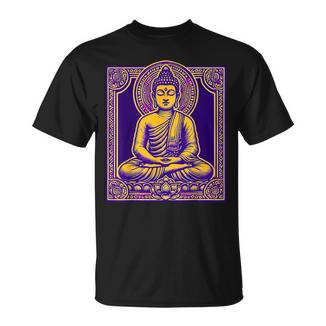 De Méditationintage Let It Go Buddha T-Shirt - Cadeauxyz
