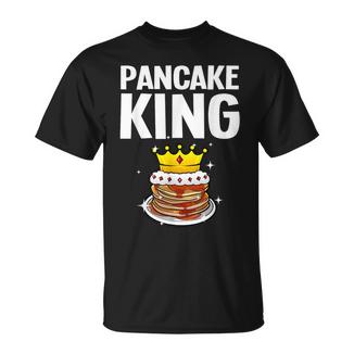 Divertente Pancake King Per Gli Amanti Dei Pancake Uomini Papà Ragazzi Maglietta - Novitaregali