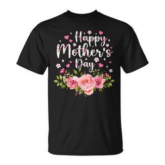 Happy Mother's Day 2026 Cute Floral For Mom Grandma T-Shirt | Mazezy