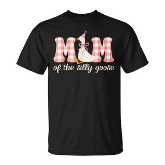 Mom Of The Silly Goose Birthday Girl Party Family Matching T-Shirt - Thegiftio