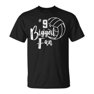 Nine 9'S Biggest Fan Pallavolo Mamma Pallavolo Papà Maglietta - Novitaregali