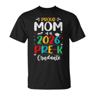 Proud Mom Of A 2026 Pre K Graduate Boy Girl Kids T-Shirt - Monsterry