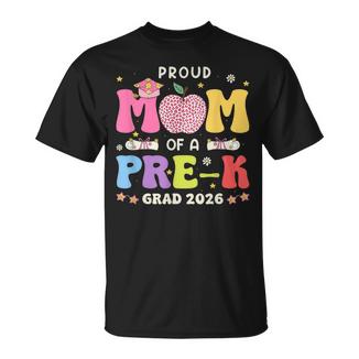 Proud Mom 2026 Prek Preschool Graduation Proud Family Grad T-Shirt - Monsterry