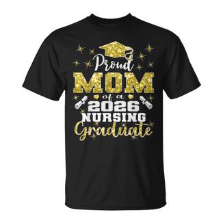 Proud Mom Class Of 2026 Nursing Graduate Nurse T-Shirt - Thegiftio