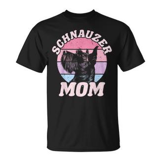Schnauzer Mom Dog Mother's Day Vintage Pet T-Shirt - Thegiftio