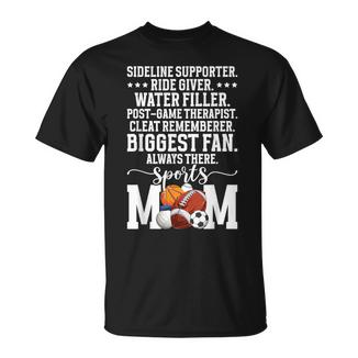 Sports Mom Definition Sport Mom Sports Mama Sports Mother T-Shirt - Monsterry