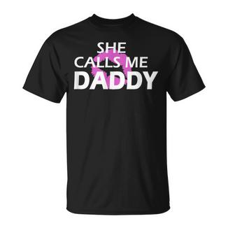 Uomo Lei Mi Chiama Papà Divertente Bdsm Ddlg Labbra Maglietta - Novitaregali