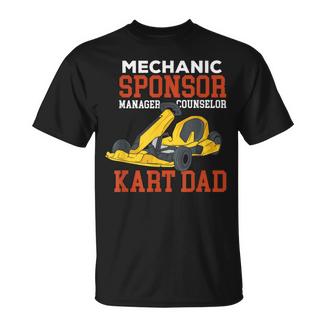 Vai Kart Papà Meccanicoponsor Manager Consulente Kart Maglietta - Novitaregali