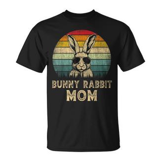 Vintage Bunny Rabbit Mom Rabbit Lovers Mommy Mother's Day T-Shirt - Thegiftio