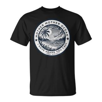 Vintage Mother Ocean Jimbuffett Tribute Latitudes Distressed T-Shirt | Mazezy